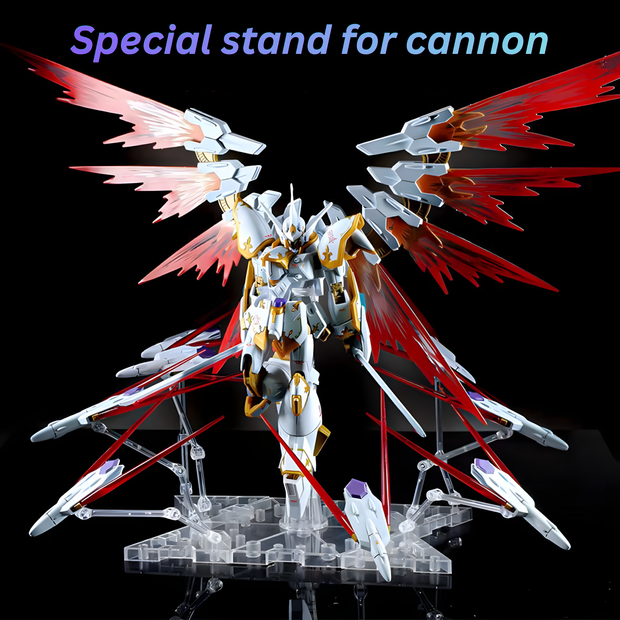 HG Black Squad Calre Gundam with Special Stand (Bootleg) - Image 5