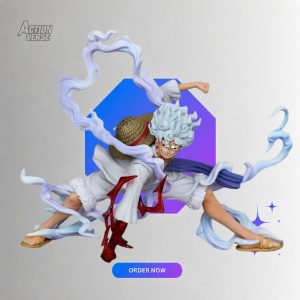 Monkey D. Luffy Gear 5 Dynamic Pose Figure