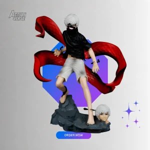 1/8 Scale Ken Kaneki Awakened Figure-Tokyo Ghoul