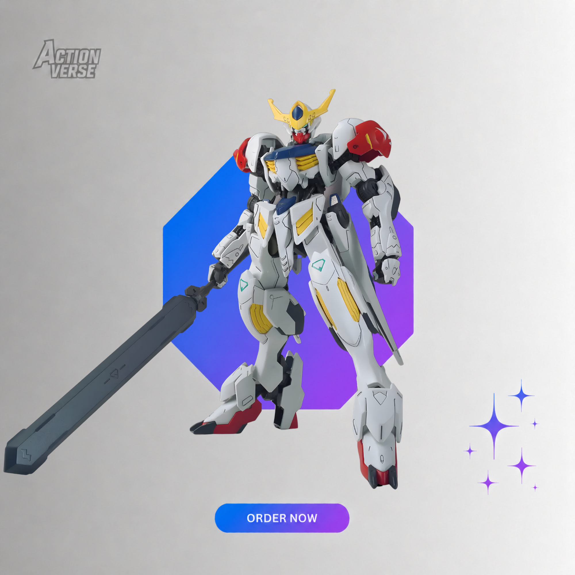 HG Gundam Barbatos Lupus With Special Eye Effect (Bootleg) - Image 2
