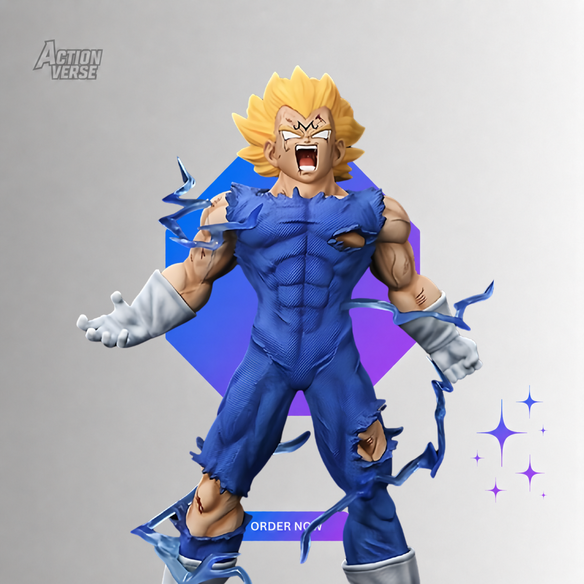 Majin Vegeta Self Explosion Figure - Image 2
