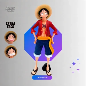 Luffy Figure (with extra faces)